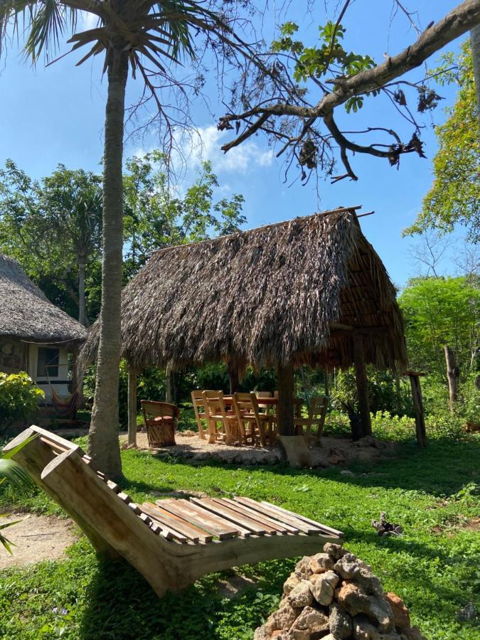Encantadora Villa Maya Tradicional En Rancho Agroecologico Tzucaceb Exterior photo