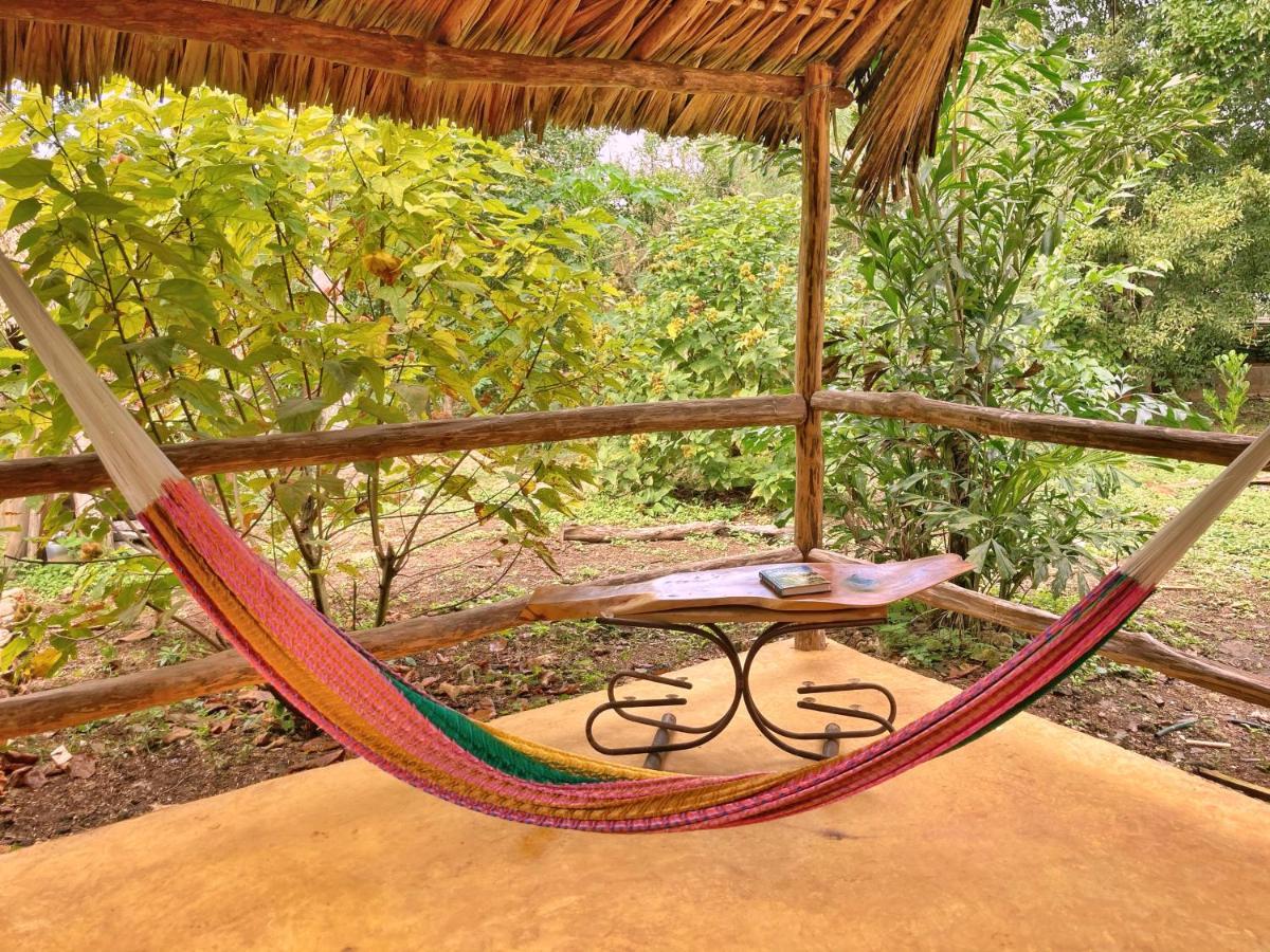 Encantadora Villa Maya Tradicional En Rancho Agroecologico Tzucaceb Exterior photo