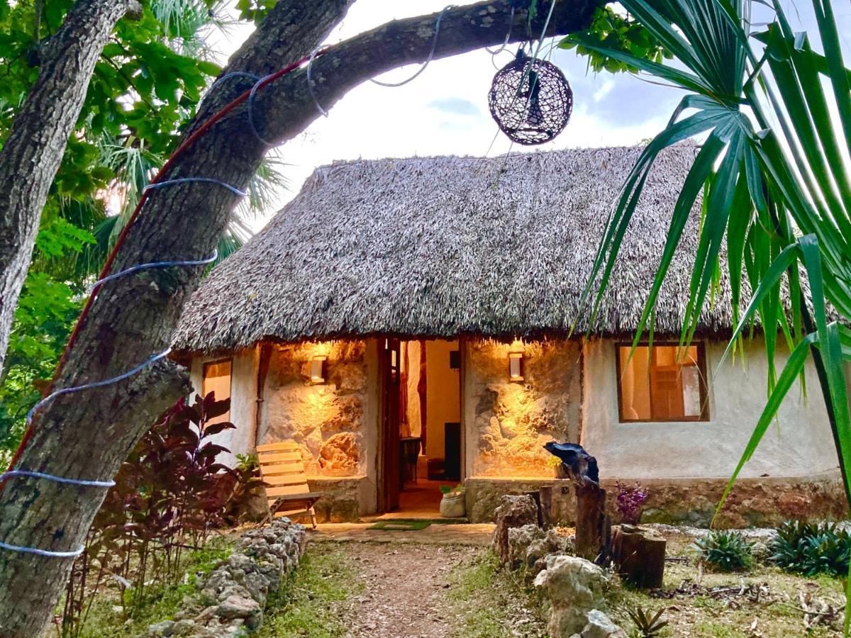 Encantadora Villa Maya Tradicional En Rancho Agroecologico Tzucaceb Exterior photo
