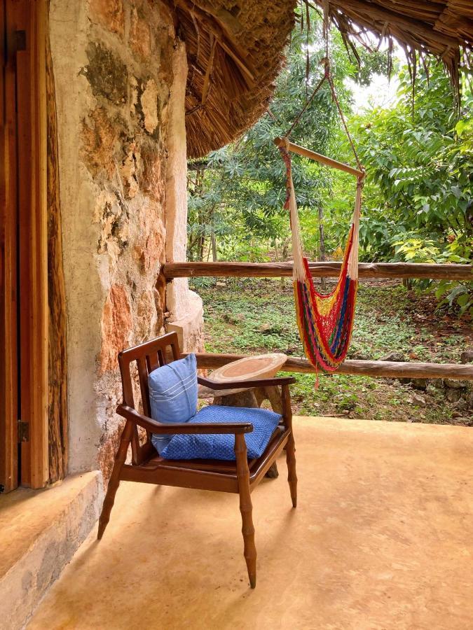 Encantadora Villa Maya Tradicional En Rancho Agroecologico Tzucaceb Exterior photo