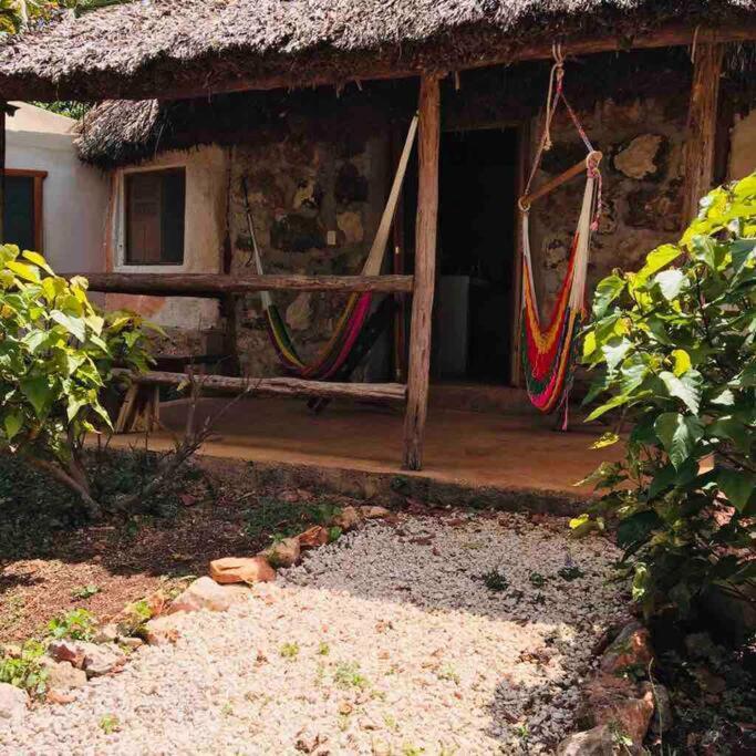 Encantadora Villa Maya Tradicional En Rancho Agroecologico Tzucaceb Exterior photo
