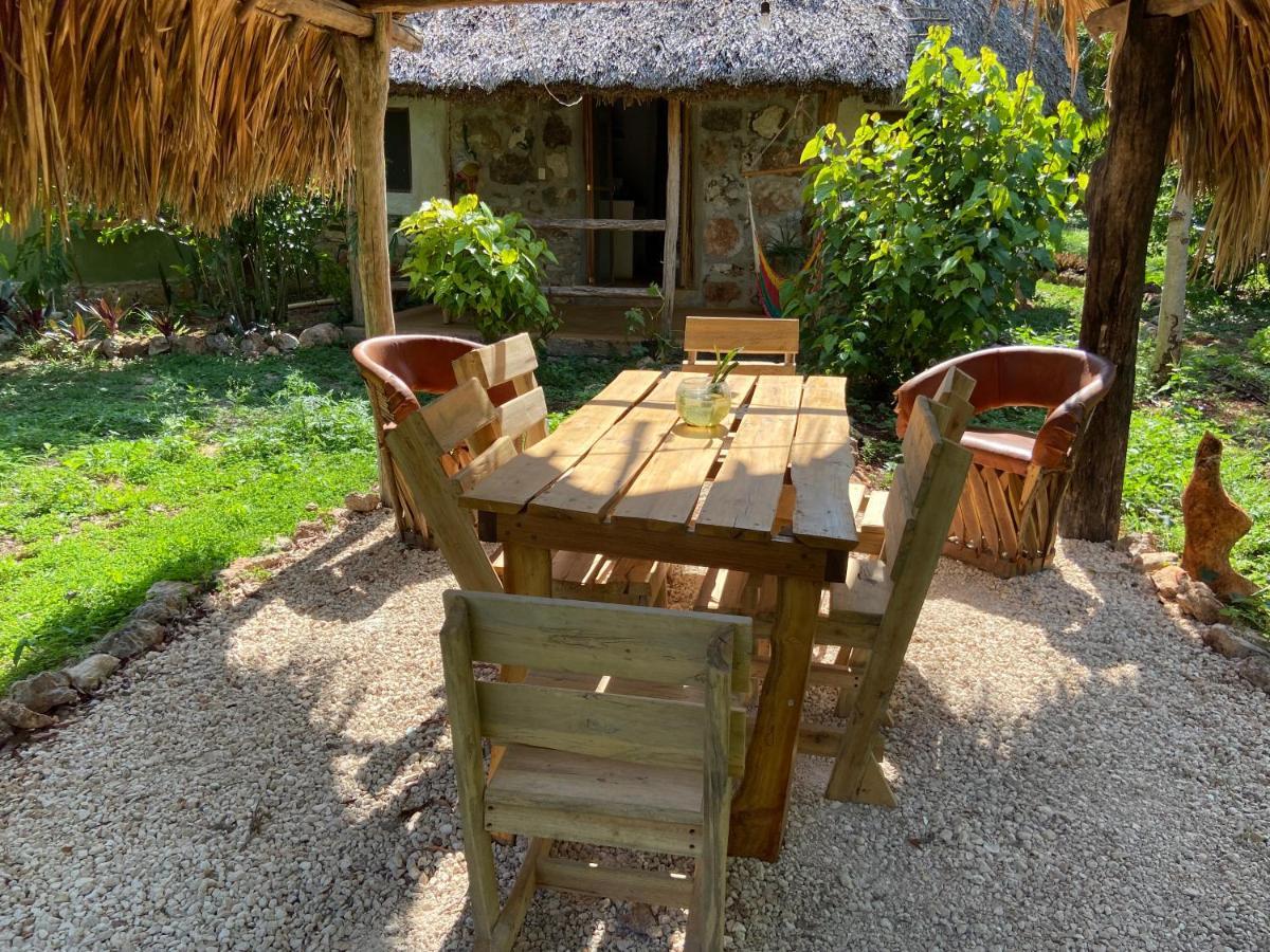 Encantadora Villa Maya Tradicional En Rancho Agroecologico Tzucaceb Exterior photo