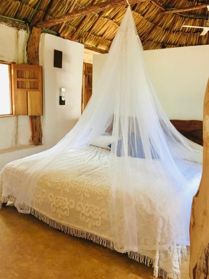Encantadora Villa Maya Tradicional En Rancho Agroecologico Tzucaceb Exterior photo