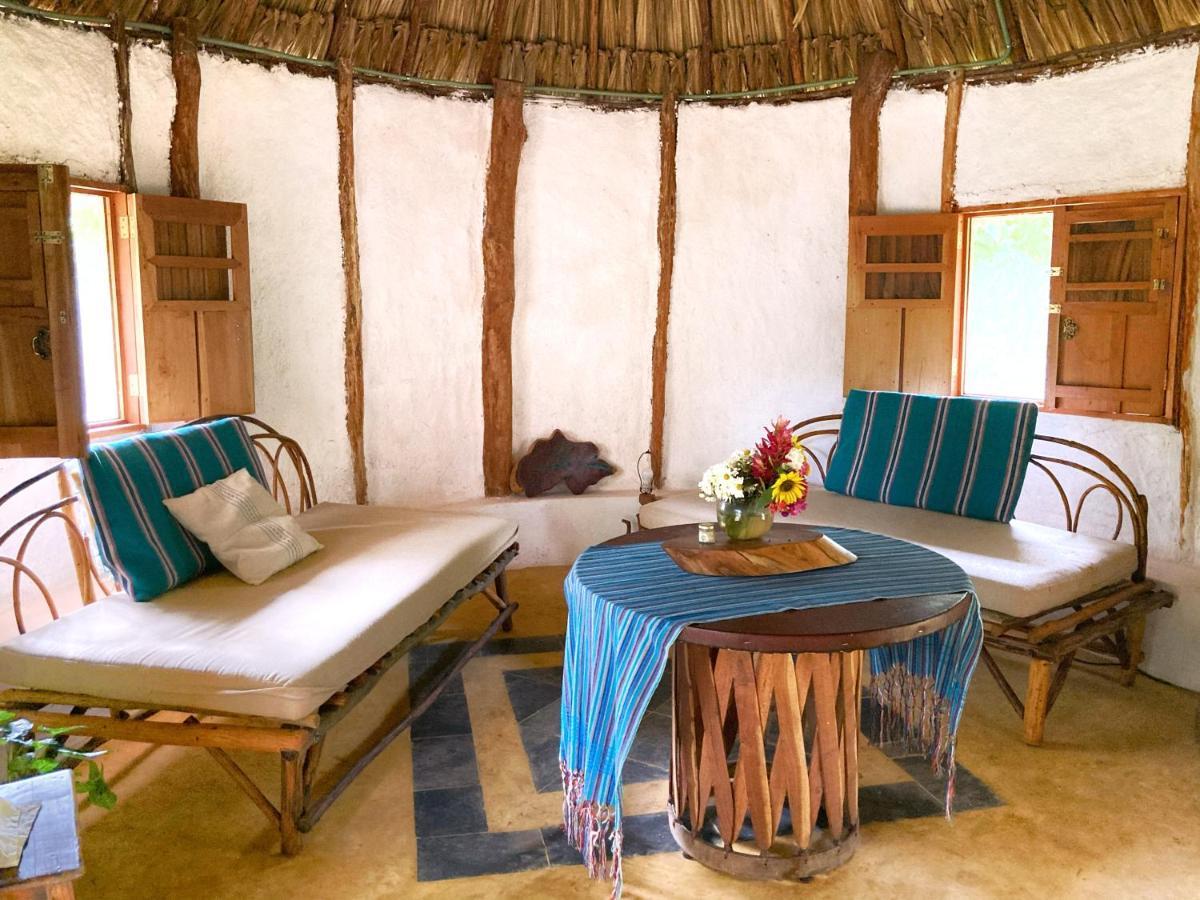 Encantadora Villa Maya Tradicional En Rancho Agroecologico Tzucaceb Exterior photo